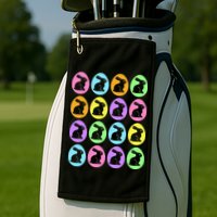 Easter Bunny Rabbit Eggs Golf Towel