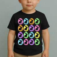 Easter Bunny Rabbit Eggs Toddler T-Shirt