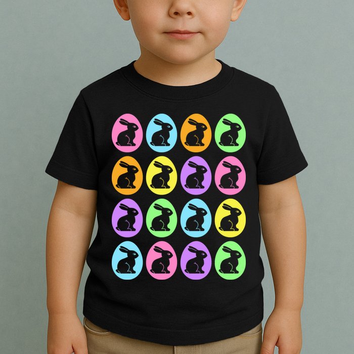 Easter Bunny Rabbit Eggs Toddler T-Shirt