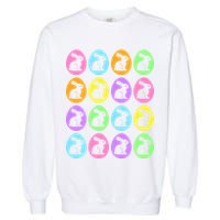 Easter Bunny Rabbit Eggs Garment-Dyed Sweatshirt