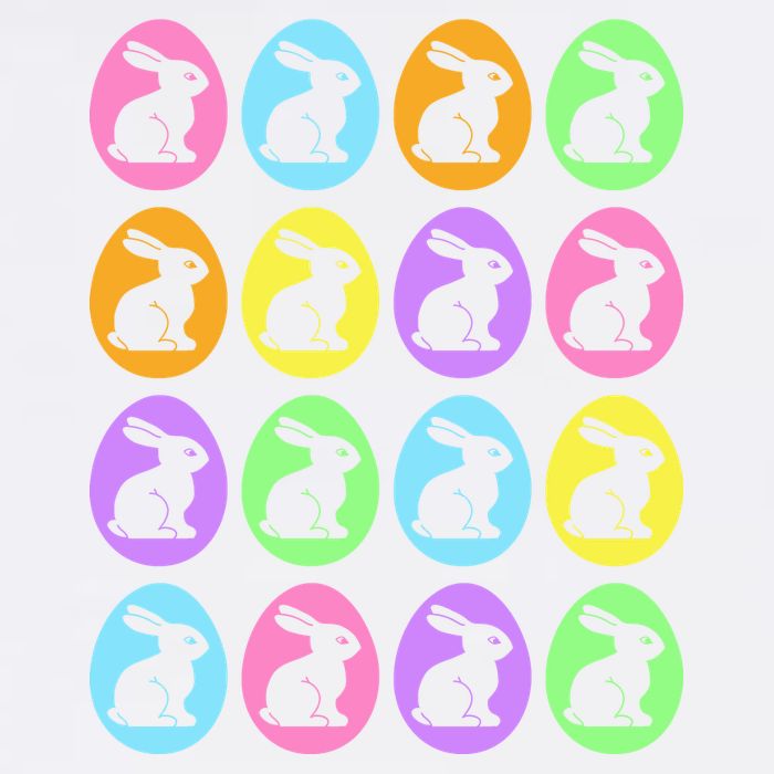 Easter Bunny Rabbit Eggs Garment-Dyed Sweatshirt