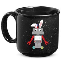 Easter Bunny Robot 15oz Campfire Ceramic Mug