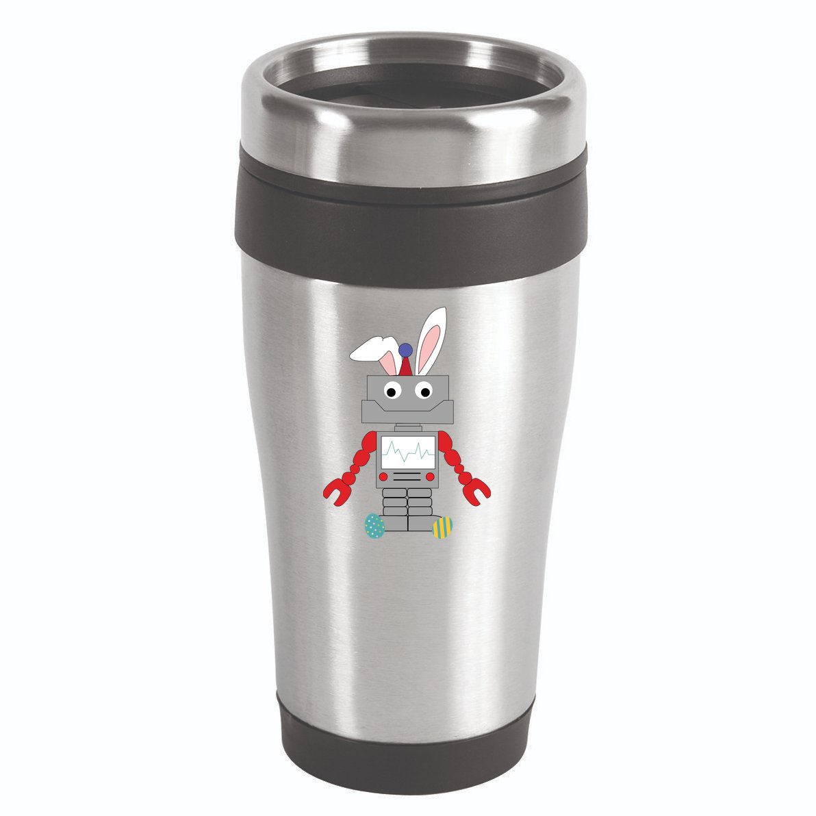 Easter Bunny Robot 16oz Travel Tumbler