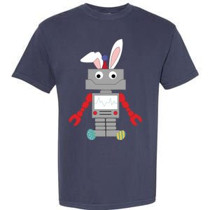 Easter Bunny Robot Garment-Dyed Heavyweight T-Shirt