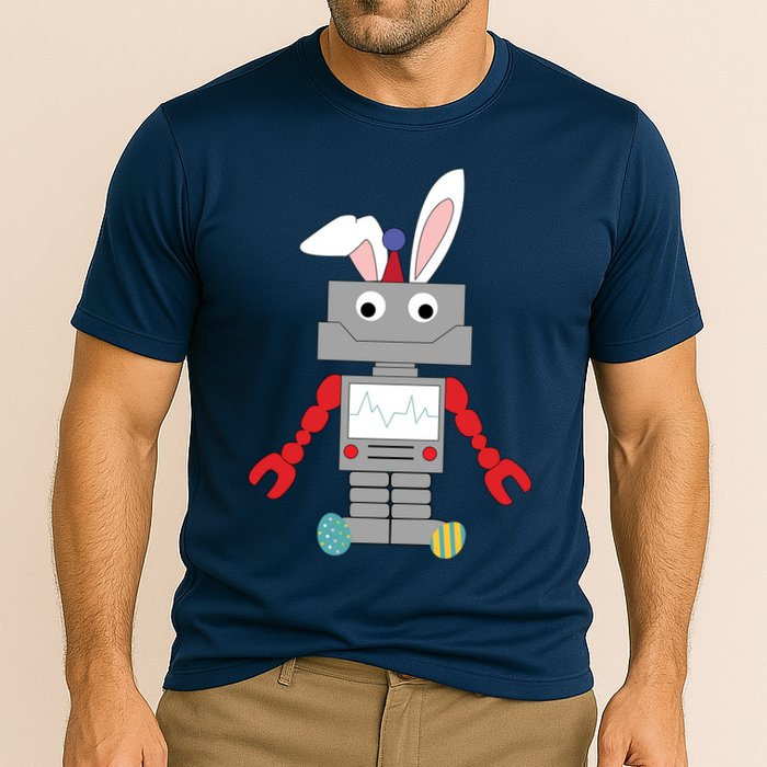 Easter Bunny Robot Performance Shirt