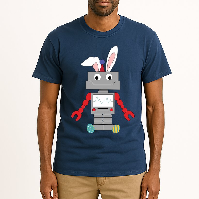 Easter Bunny Robot Tall T-Shirt