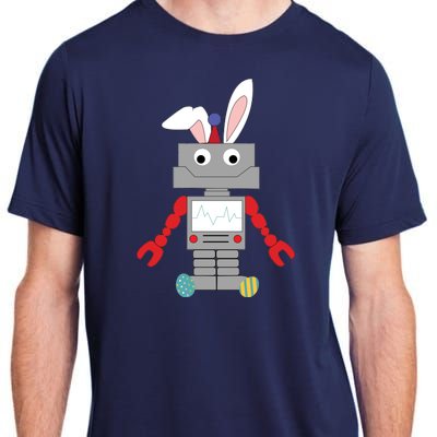 Easter Bunny Robot Adult ChromaSoft Performance T-Shirt