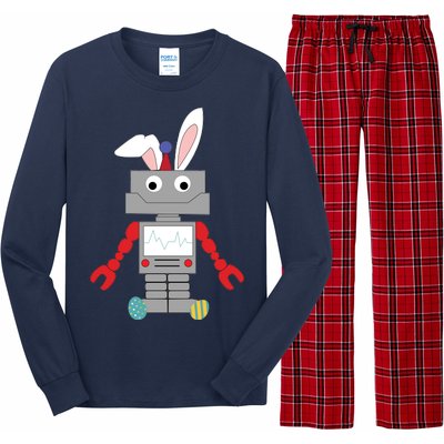 Easter Bunny Robot Long Sleeve Pajama Set