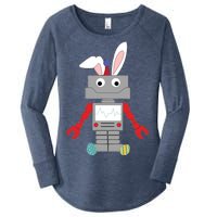 Easter Bunny Robot Women's Perfect Tri Tunic Long Sleeve Shirt