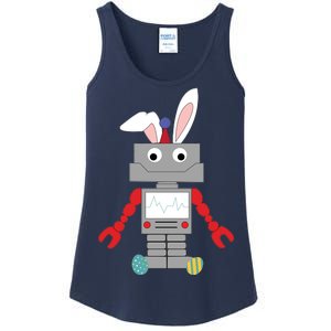 Easter Bunny Robot Ladies Essential Tank