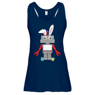 Easter Bunny Robot Ladies Essential Flowy Tank