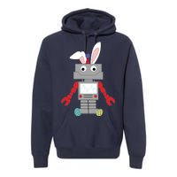 Easter Bunny Robot Premium Hoodie