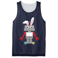 Easter Bunny Robot Mesh Reversible Basketball Jersey Tank