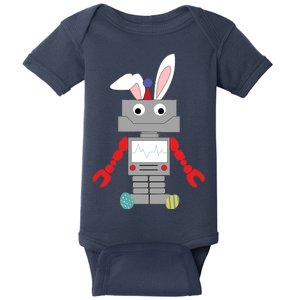 Easter Bunny Robot Baby Bodysuit