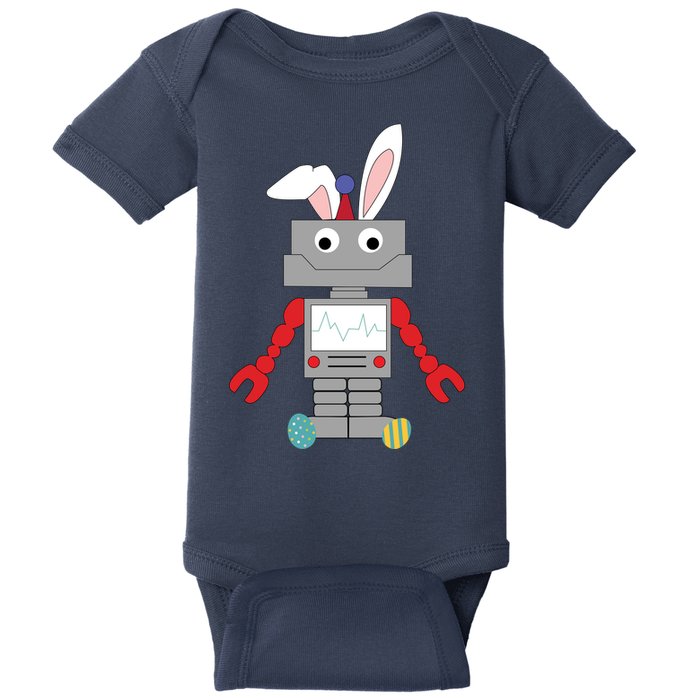 Easter Bunny Robot Baby Bodysuit