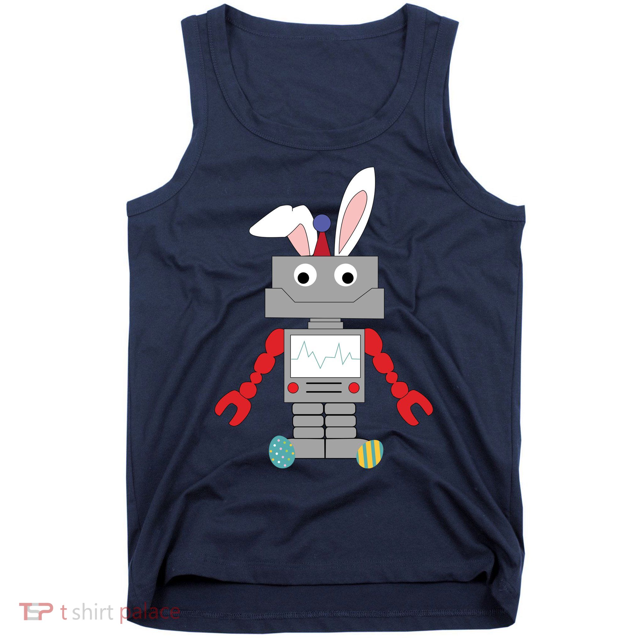 Easter Bunny Robot Tank Top