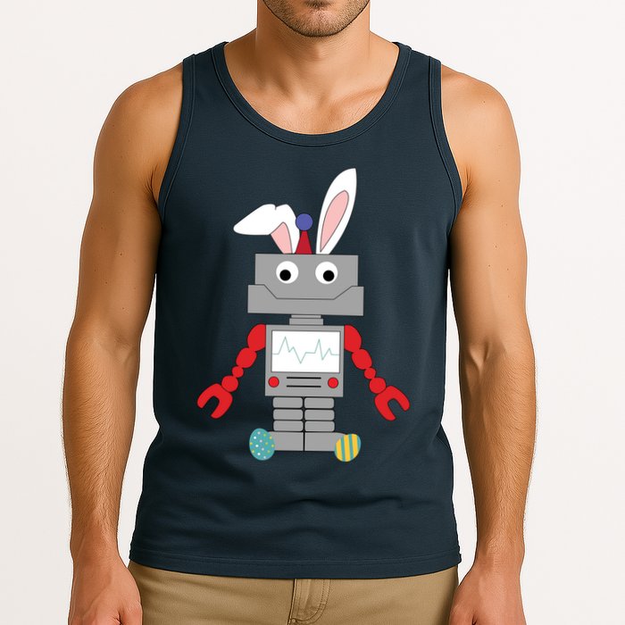 Easter Bunny Robot Tank Top