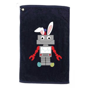 Easter Bunny Robot Platinum Collection Golf Towel