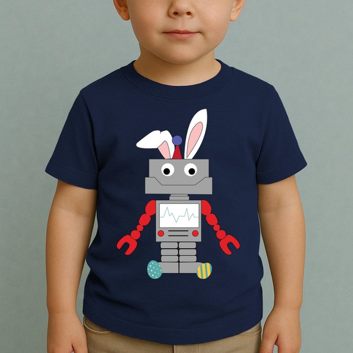 Easter Bunny Robot Toddler T-Shirt