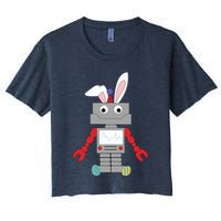 Easter Bunny Robot Crop Top