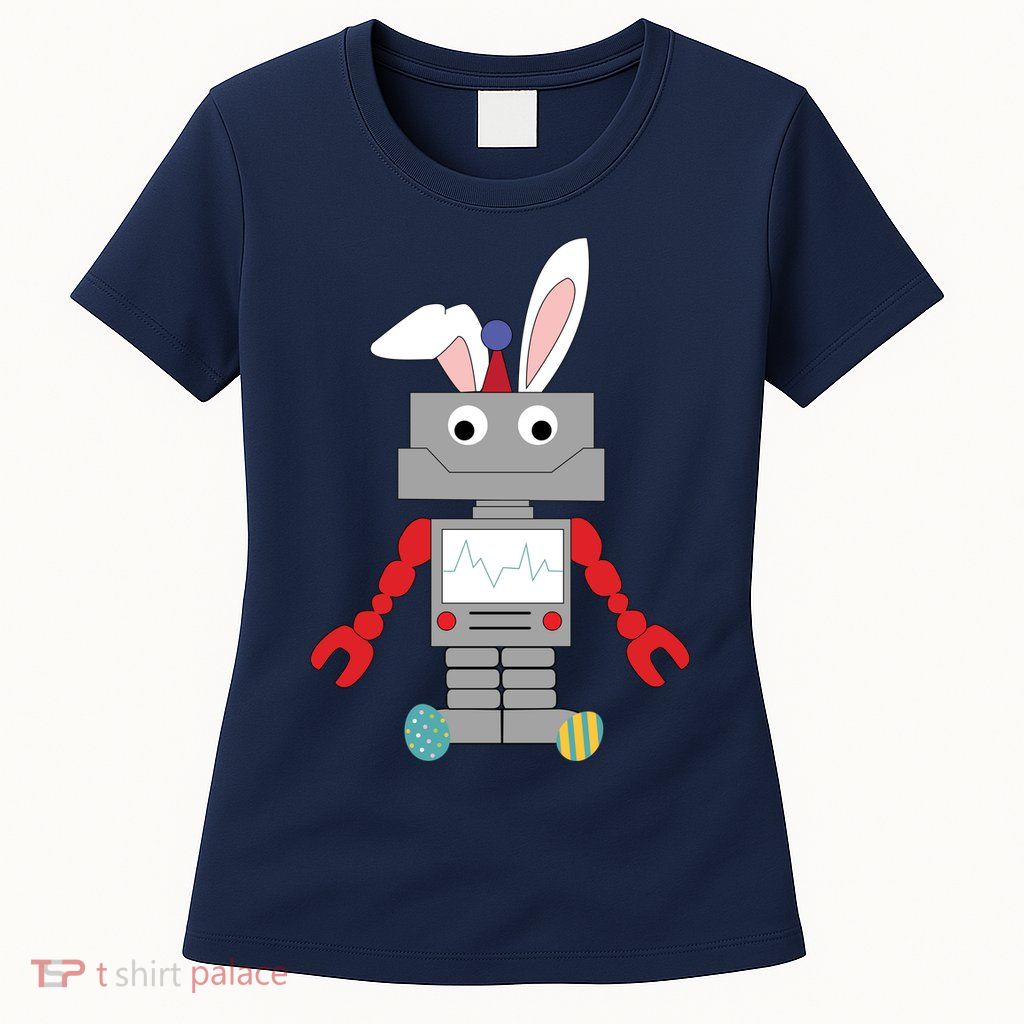 Easter Bunny Robot Women's T-Shirt