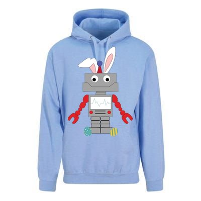 Easter Bunny Robot Unisex Surf Hoodie