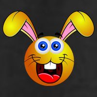 Easter Bunny Simley Emoji Cool Comfort Performance Bucket Hat
