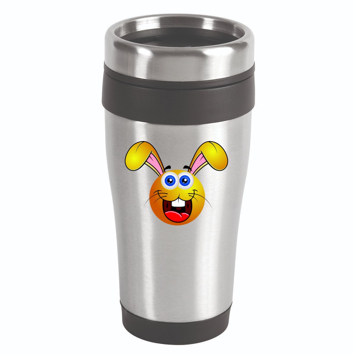 Easter Bunny Simley Emoji 16oz Travel Tumbler