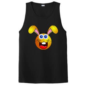 Easter Bunny Simley Emoji PosiCharge Competitor Tank