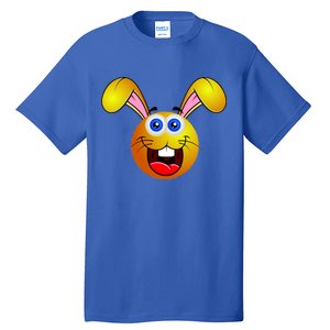 Easter Bunny Simley Emoji Tall T-Shirt