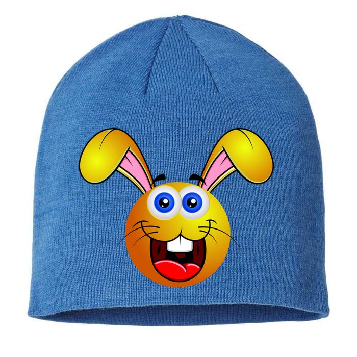 Easter Bunny Simley Emoji Sustainable Beanie