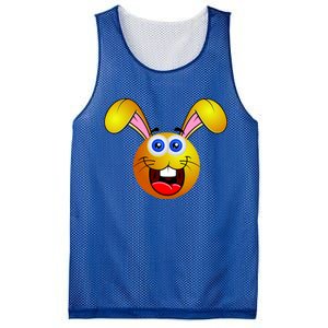 Easter Bunny Simley Emoji Mesh Reversible Basketball Jersey Tank