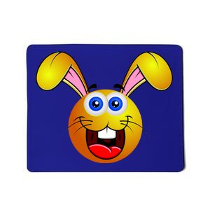 Easter Bunny Simley Emoji Mousepad