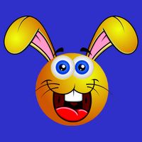 Easter Bunny Simley Emoji Tall Sweatshirt