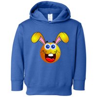 Easter Bunny Simley Emoji Toddler Hoodie