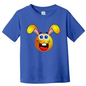 Easter Bunny Simley Emoji Toddler T-Shirt