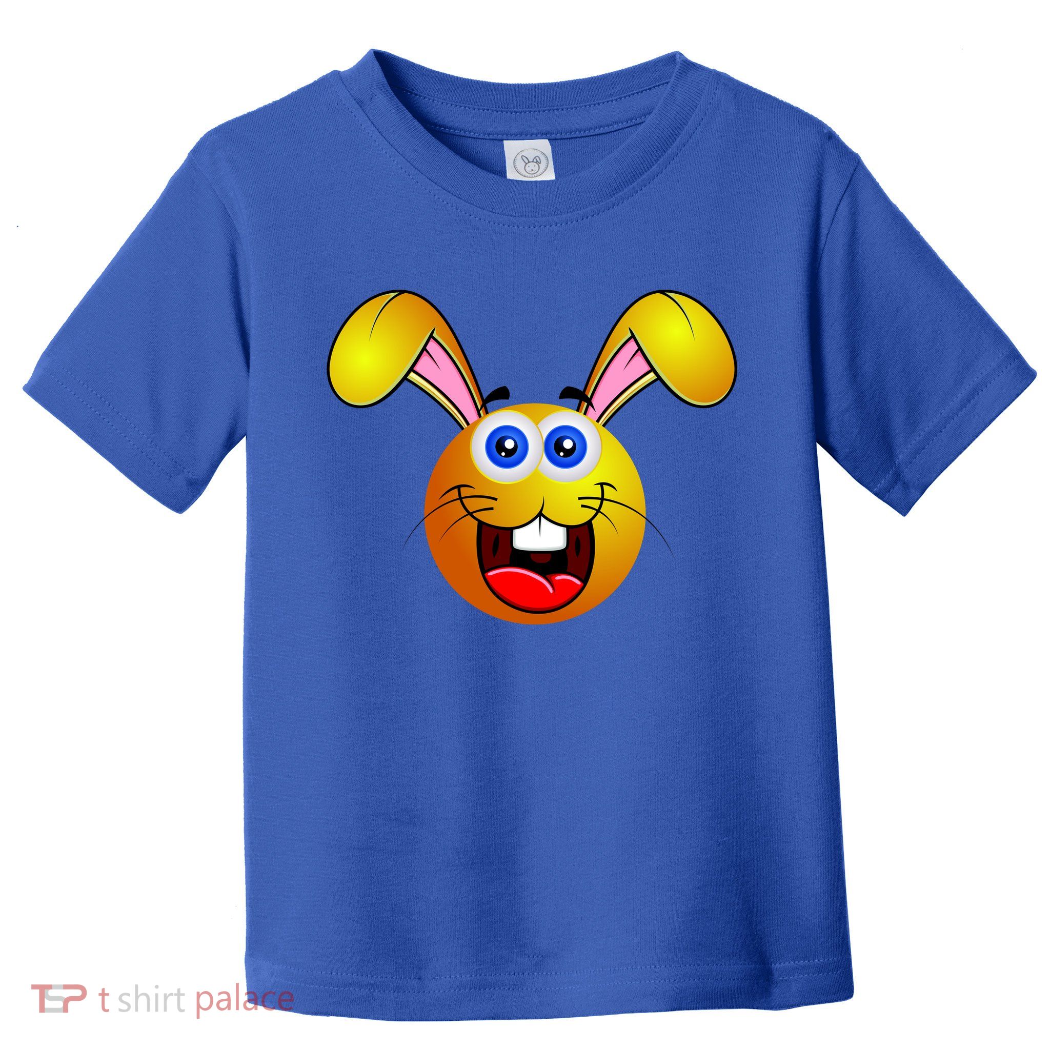 Easter Bunny Simley Emoji Toddler T-Shirt