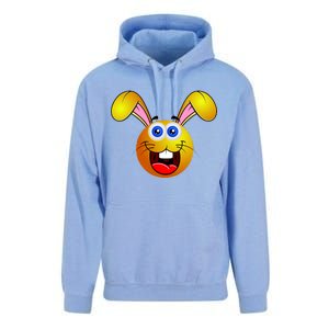 Easter Bunny Simley Emoji Unisex Surf Hoodie