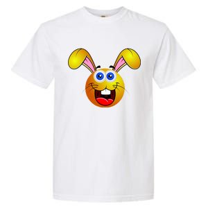 Easter Bunny Simley Emoji Garment-Dyed Heavyweight T-Shirt