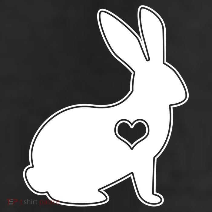 Easter Bunny Simple Love Heart Cool Comfort Performance Bucket Hat