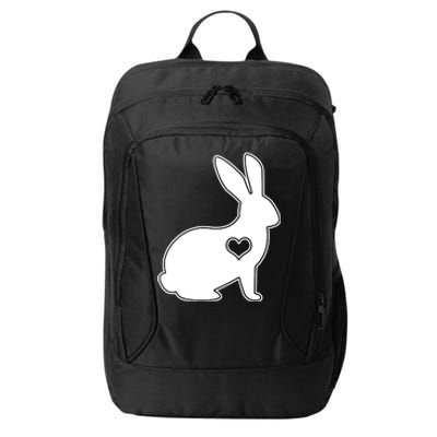 Easter Bunny Simple Love Heart City Backpack