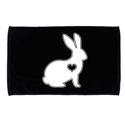 Easter Bunny Simple Love Heart Microfiber Hand Towel