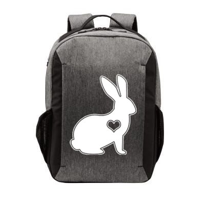 Easter Bunny Simple Love Heart Vector Backpack