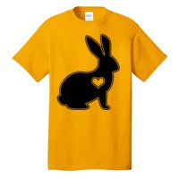 Easter Bunny Simple Love Heart Tall T-Shirt