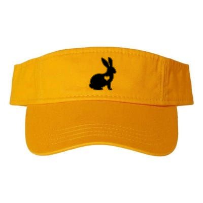 Easter Bunny Simple Love Heart Visor