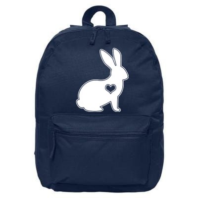 Easter Bunny Simple Love Heart 16 in Basic Backpack