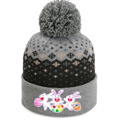 Easter Egg Bunnies The Baniff Cuffed Pom Beanie