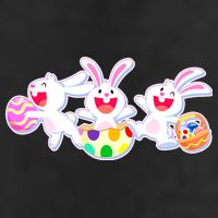 Easter Egg Bunnies Cool Comfort Performance Bucket Hat