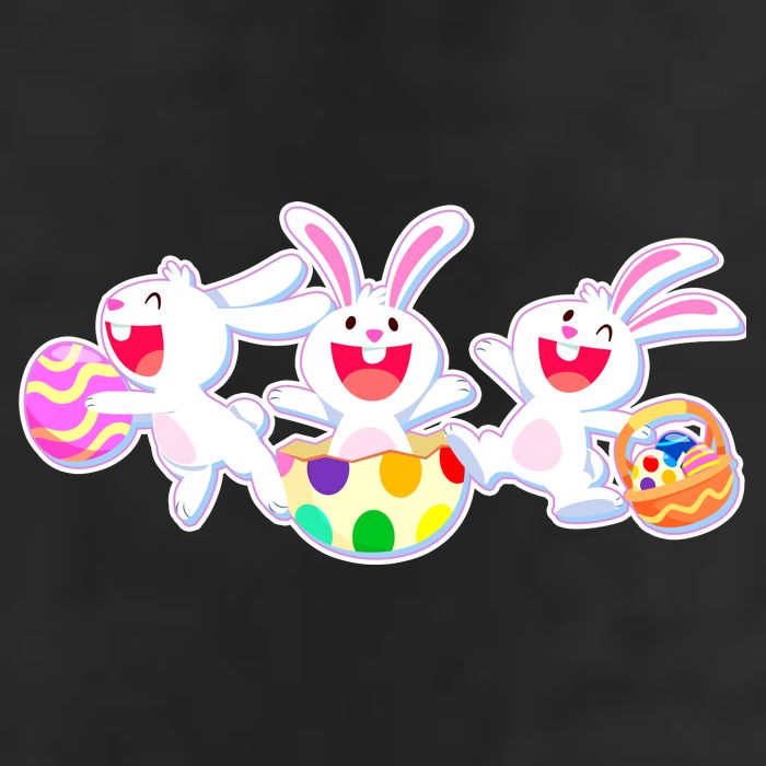 Easter Egg Bunnies Cool Comfort Performance Bucket Hat