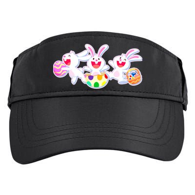 Easter Egg Bunnies Adult Drive Performance Visor